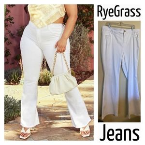 RyeGrass High waisted semi flare Jeans